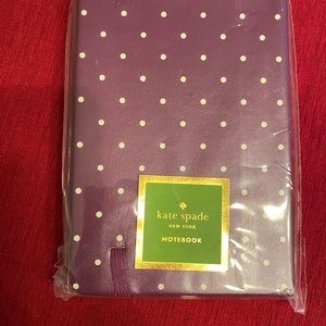 kate spade purple polka dot  journal
